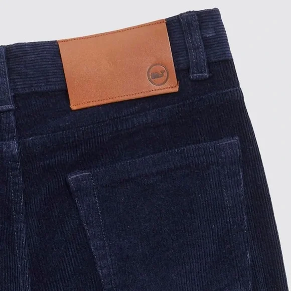 Vineyard Vines Boys’ Navy Corduroy Pants - Picture 3 of 3